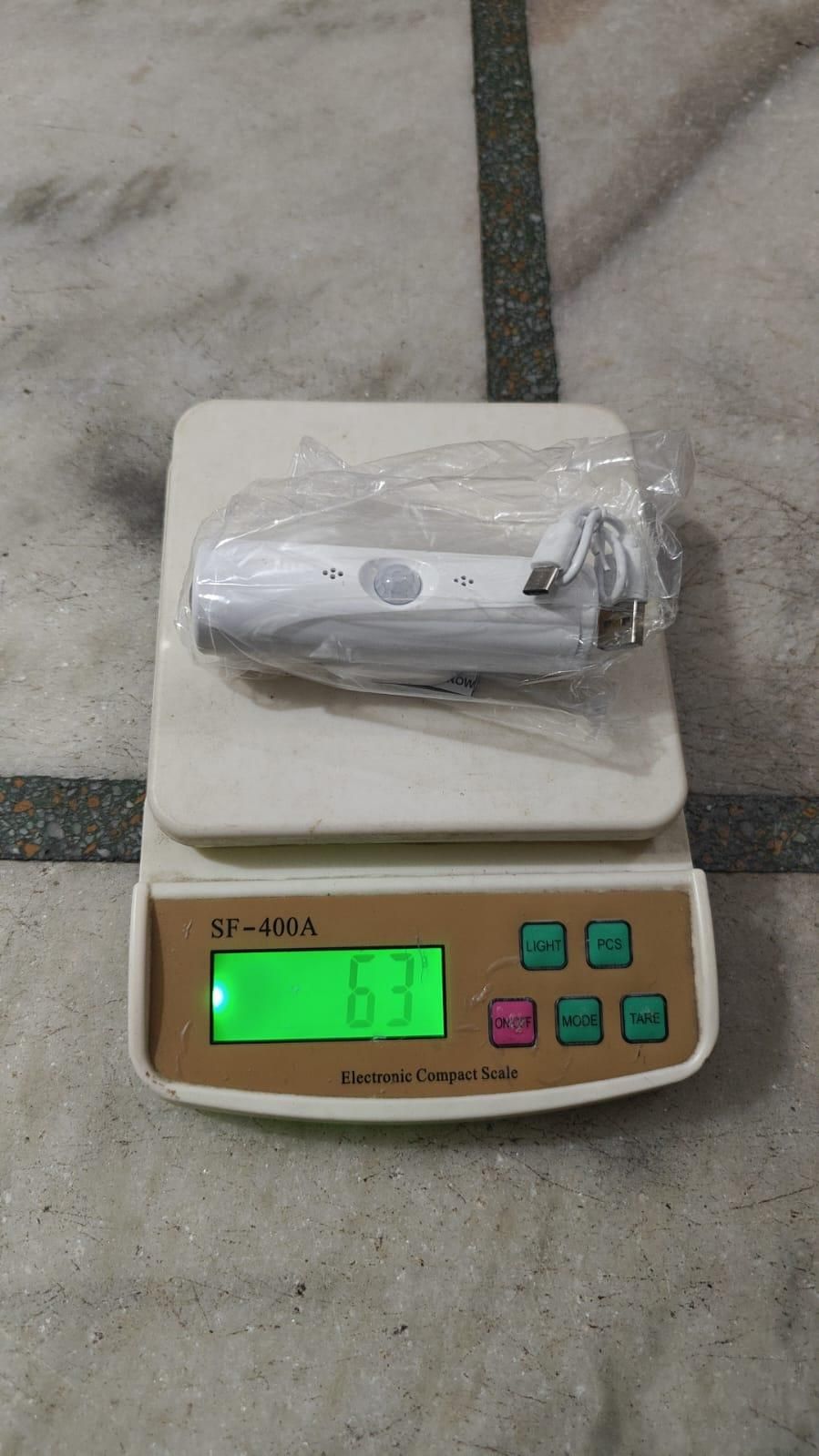 Up & Down Lit Hill Shape Sensor LED Wall Lights 1 unit, USB Rechargeable Battery